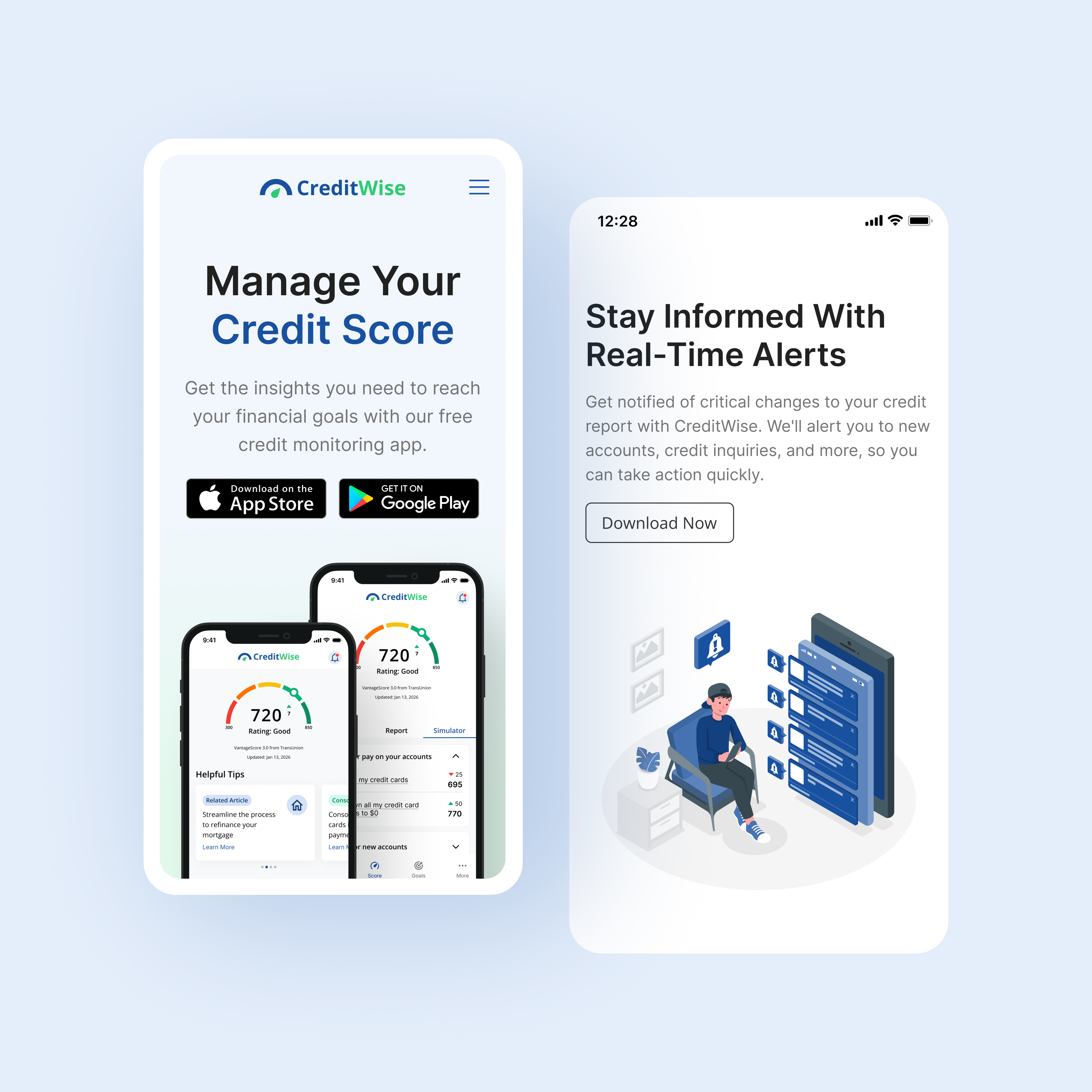 CreditWise Mobile App Image